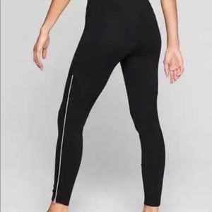 NWOT Athleta Copper Zipper Chaturanga Tight, M